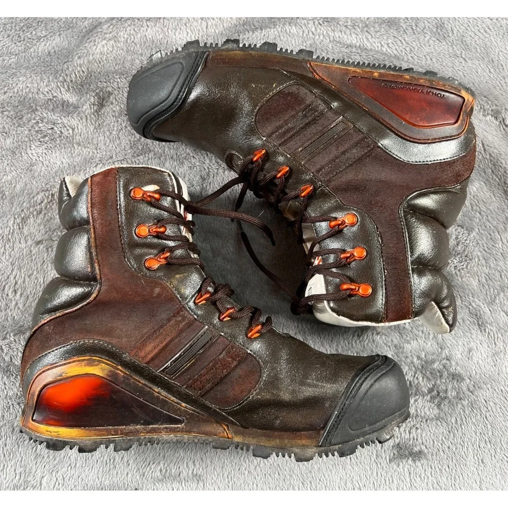 Y-3 Yohji Yamamoto X Adidas Leather Hiking Boots  Mens 6.5 W 8 Sneakers Shoes